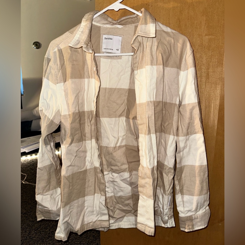 Bershka Lightweight Relaxed Flannel